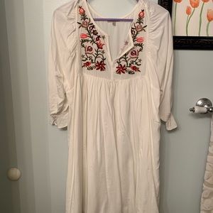 Embroidered dress